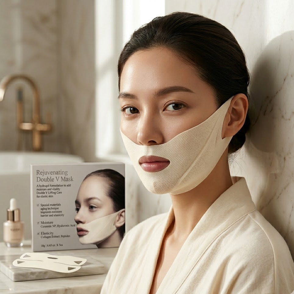 Buplyna Instant Face Lift Bandage Mask: Contour Sculpting & Jawline Tightening Treatment for Sagging Skin