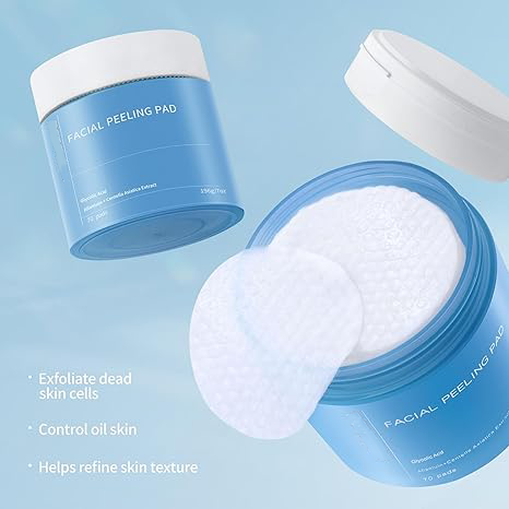 Buplyna Centella Soothing & Peeling Pads Calming Treatment for Sensitive Skin Skin Barrier Repair & Redness Relief Gentle Daily Exfoliation
